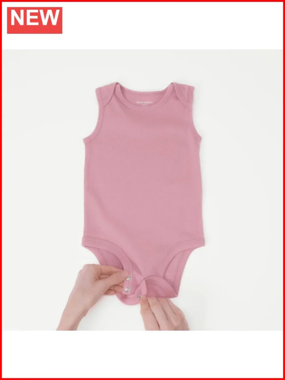 Unisex Infant Sleeveless Cotton Rib Bodysuits 6-Pack
